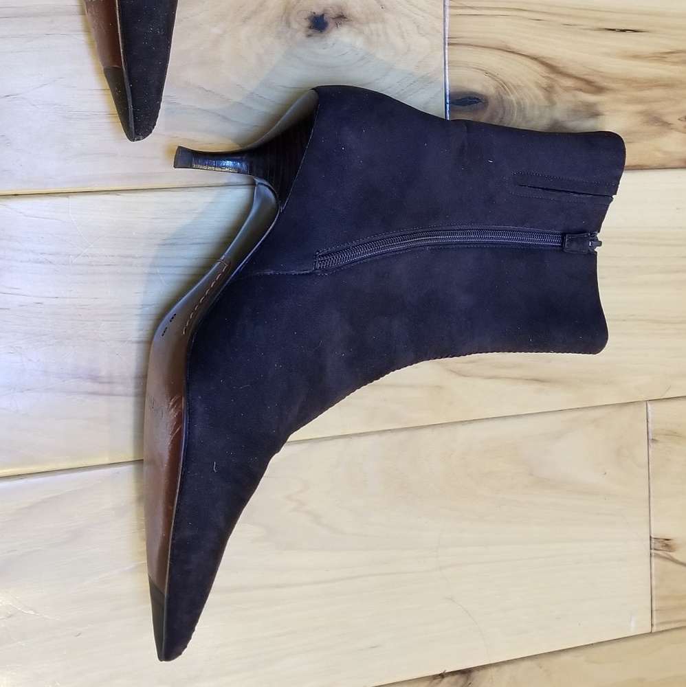 Cole Haan mid calf heeled boots